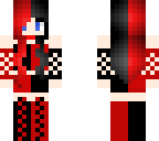 red and black girl