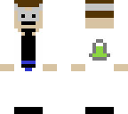 scientist with goggles