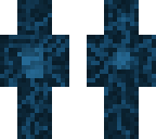 the blue man