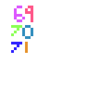 69 and 70 and 71