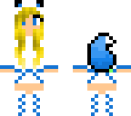 blue wolf girl
