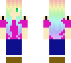 cute rainbow girl