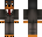 fixed dog in suit
