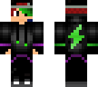 green and purple boy