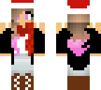 i added pink to the hair my favorite skin