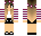 red striped girl