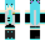 solid color miku