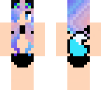cat girl in swim sute