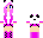 chica panda rosa