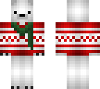 christmas polar bear