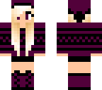 christmas skin in lila violett