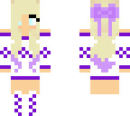 cute purple girl