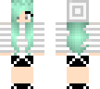 cute sea green girl