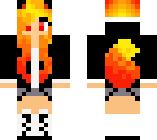 fire wolf girl edit