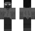 grayscale herobrine