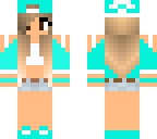 light blue cute girl