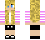 pink stripe girl