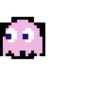 pinky the pac-man ghost
