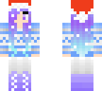 purple christmas girl
