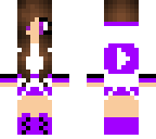 purple gamer girl