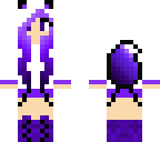purple girl fox
