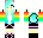 rainbow wolf