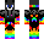 rainbow wolf hoodie