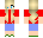 teen girl red shirt