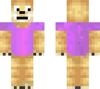 the doge with purple t-shirt