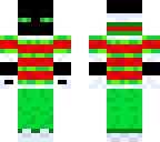 unfinished green eyed enderman christmas