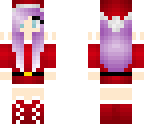 christmas girl w purple hair