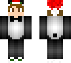 christmas panda boy