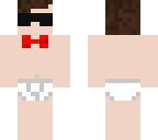 creepy sunglasses underwear bowtie man guy