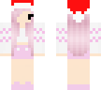 cut pink christmas girl