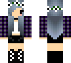 edited chibi emo girl