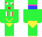 green weird caveman