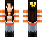 orange stripess
