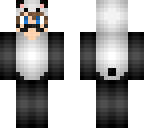 panda boy with a mustasch