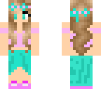 pink and blue tumblr girl
