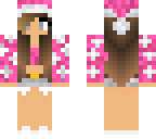 pink snow christmas