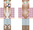 plaid girl recolor edit with glasses