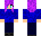 purple hair girl
