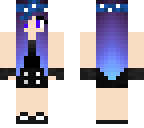 purple hair tomboy