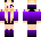 purple kitty without tail
