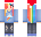 rainbow dash girl with santa hat