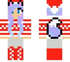 xmas wolf girl