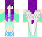 angel with purple hair