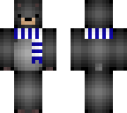 bear with blue scarf