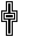 black und white