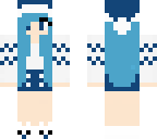 blue cute girl